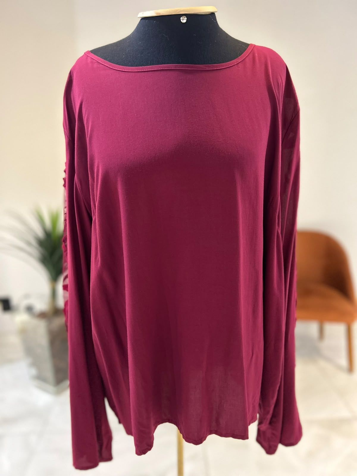 Camisa Detalhe Tule 