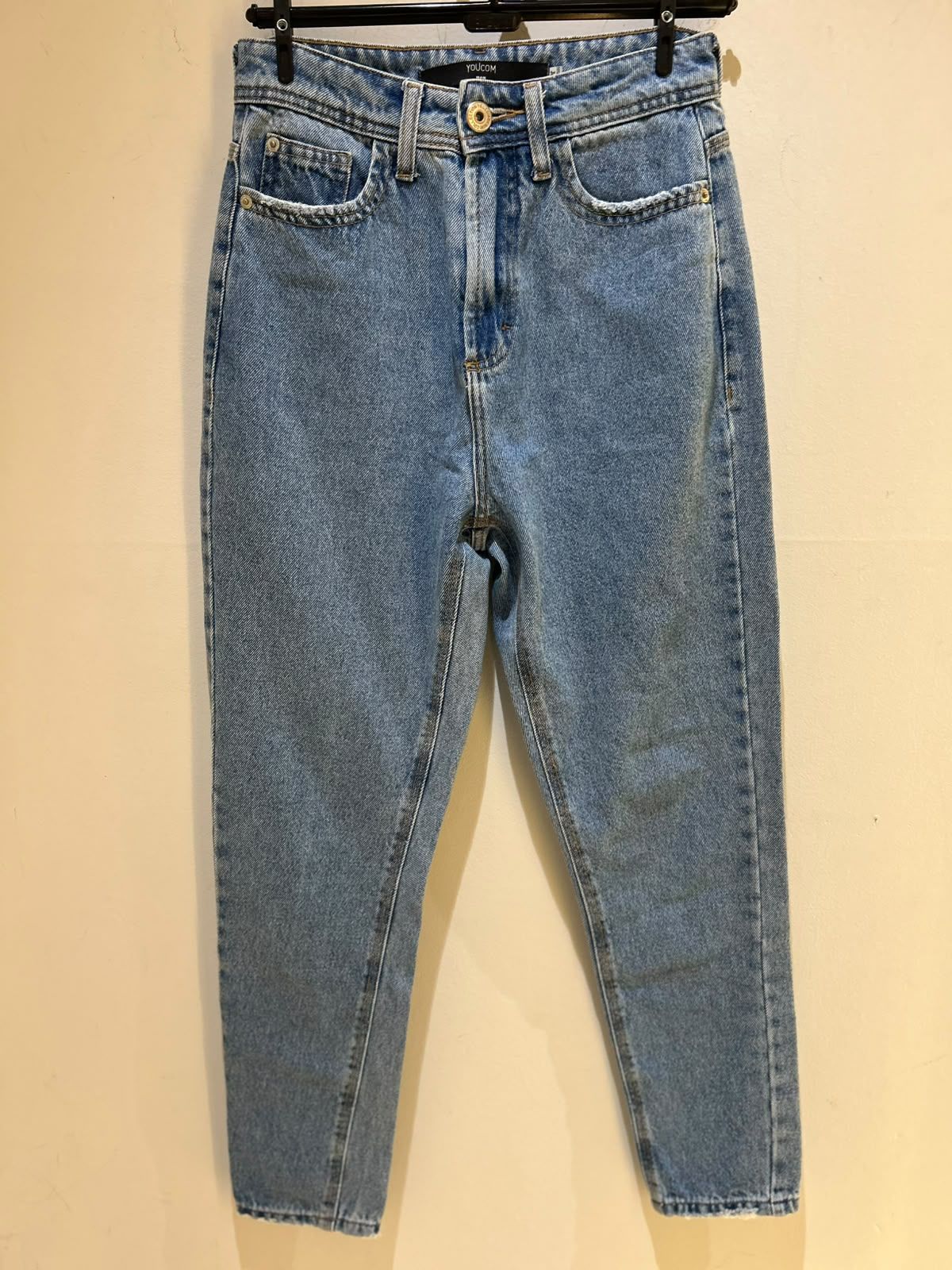 Calça Jeans Reta Mom
