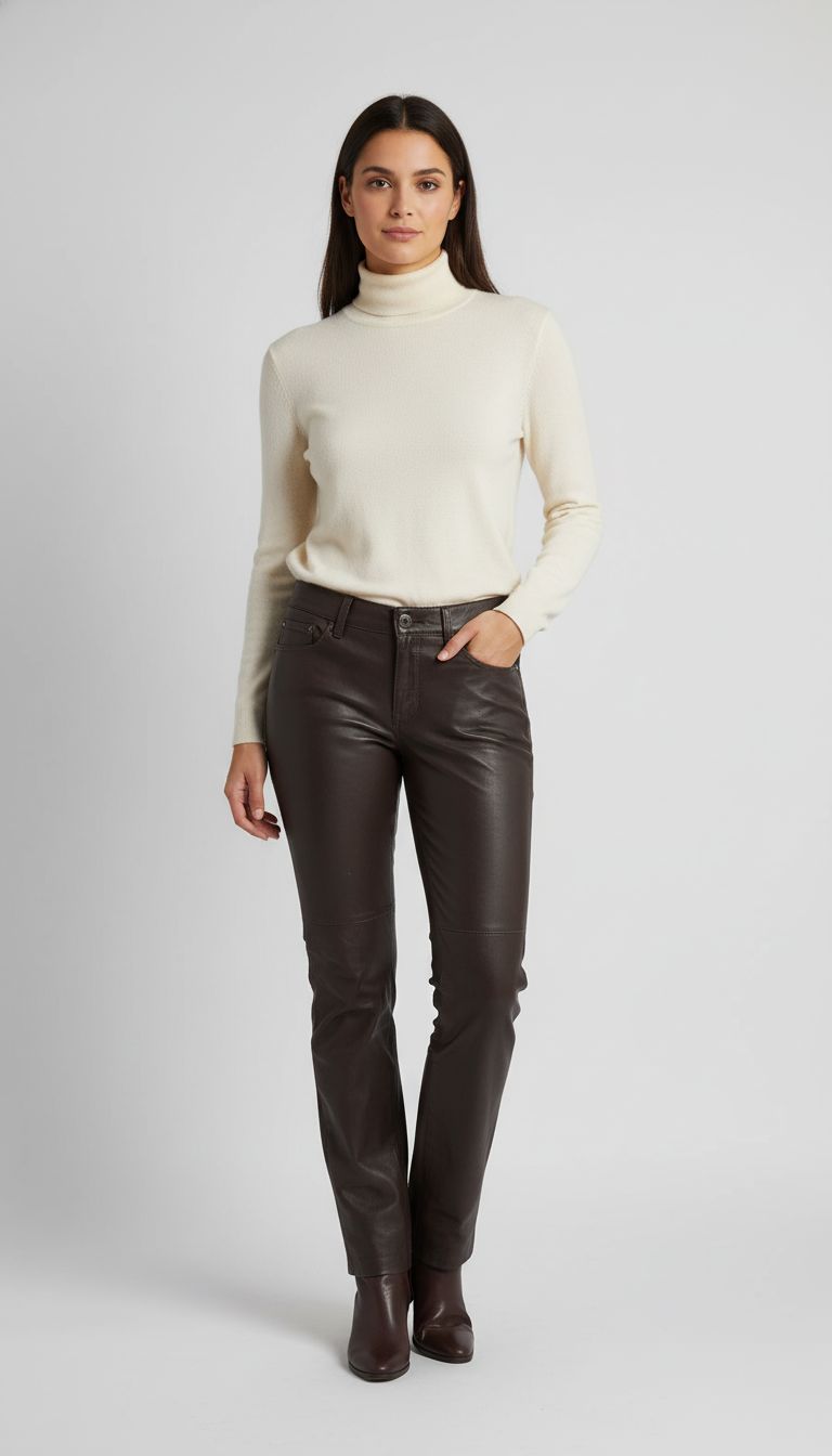 Calça Couro 