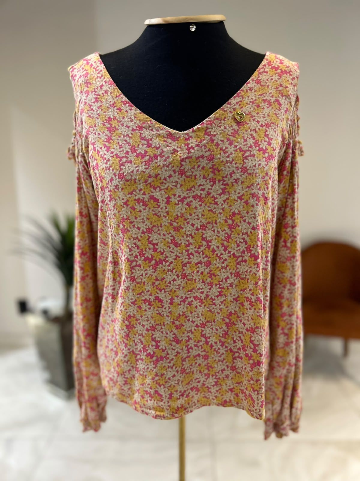 Blusa Recorte Ombro