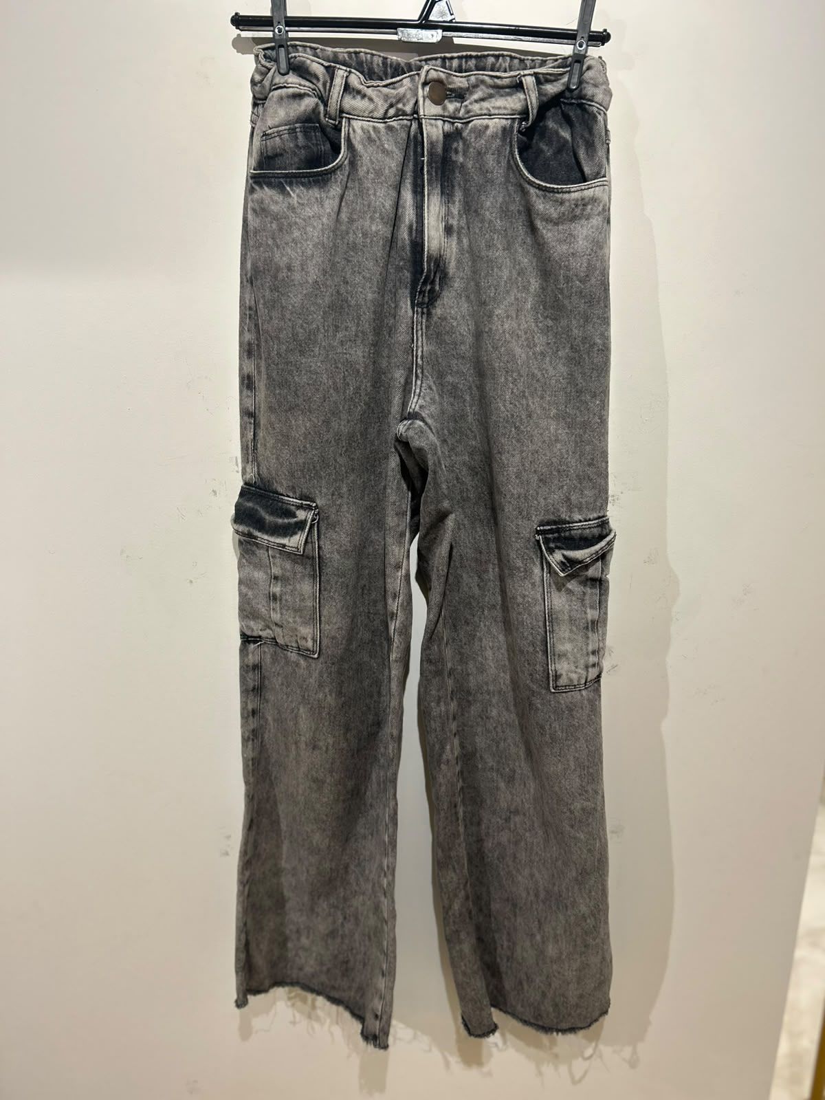 Calça Jeans Black Cargo