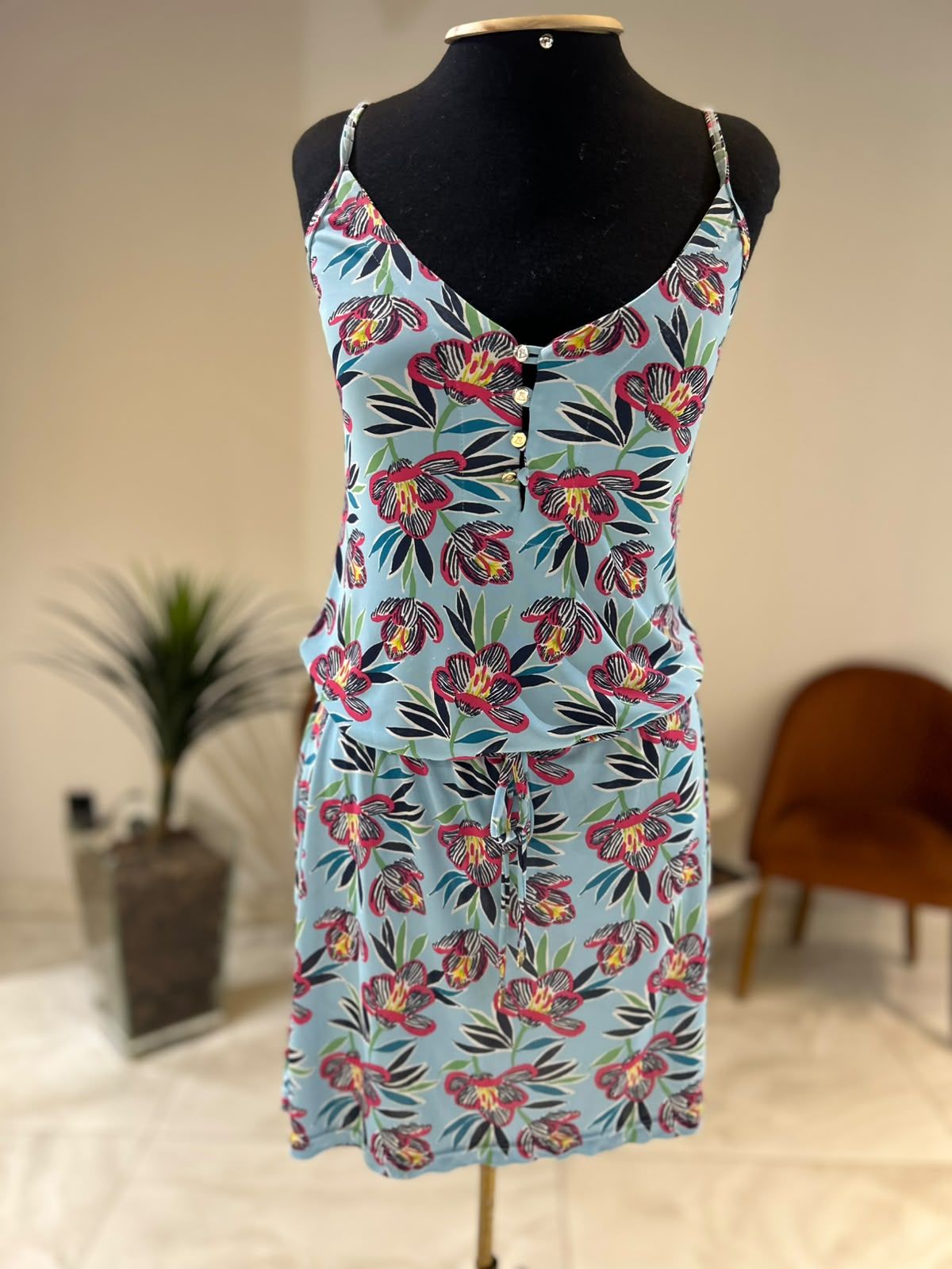 Vestido Malha Fria Alça