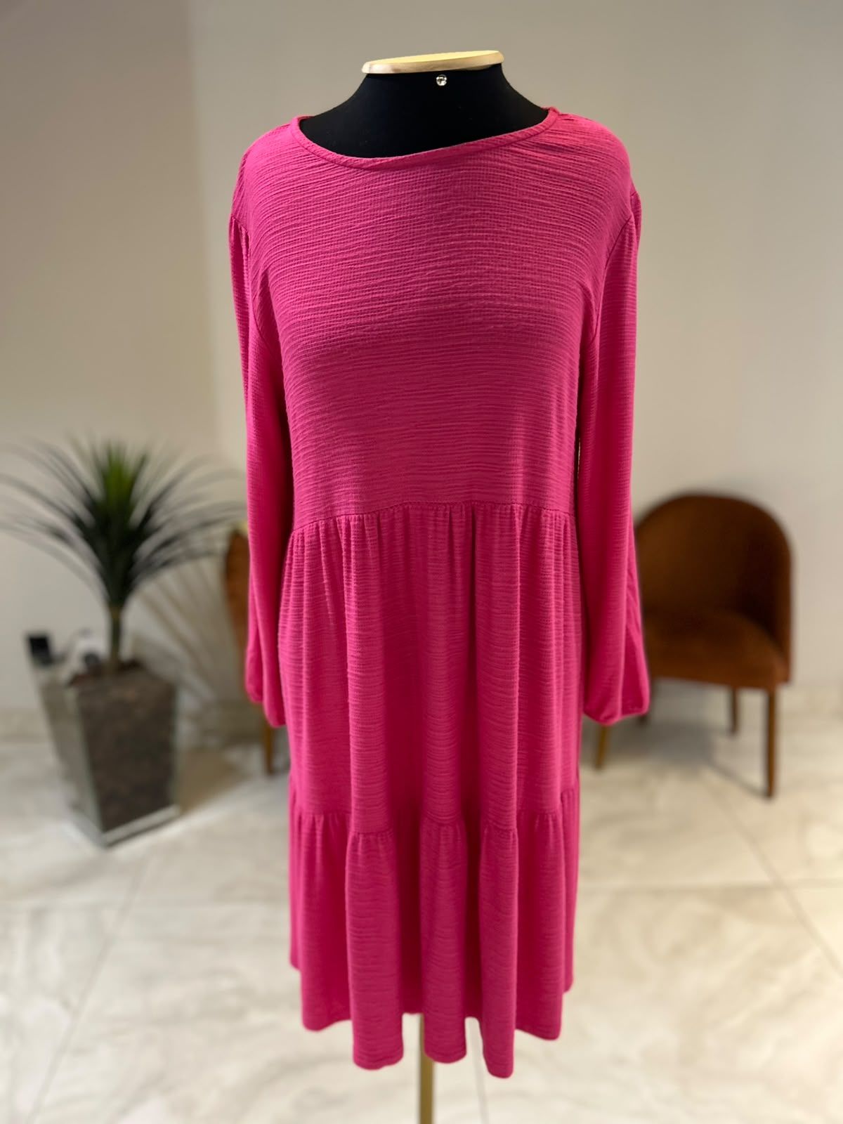 Vestido Manga Longa Solto