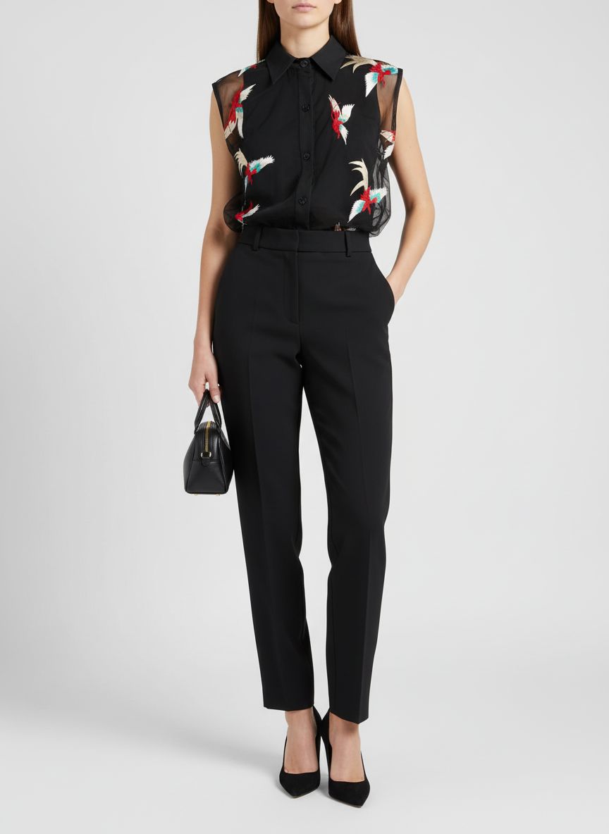 Camisa Longa Transparência