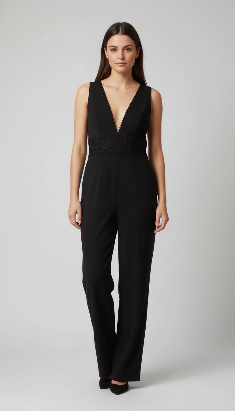 Macacão Alfaiataria Bordado