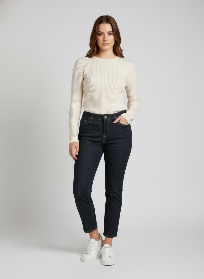 Calça Jeans Reta