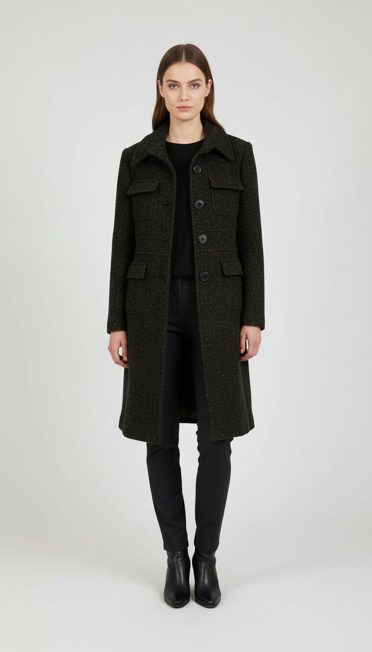 Sobretudo Tecido Lã