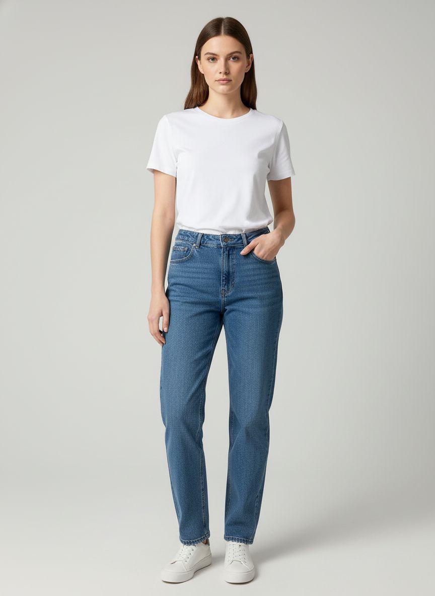Calça Jeans Wide Leg