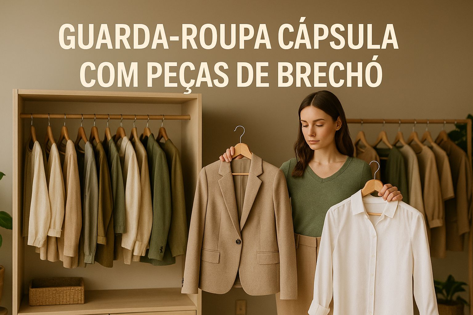 Guarda-roupa cápsula com peças de brechó: é possível?